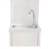 Stainless Steel HIGH BACK KNEE PUSH SINK first choice in the kitchen